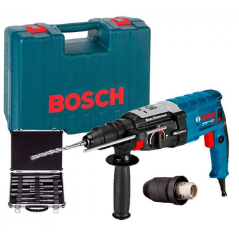 Перфоратор Bosch Professional GBH 2-28 F в чемодані з ШЗП та набором SDS-plus Mixed Set (0611267600+2608578765)