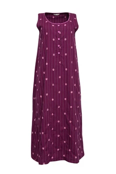 Сорочка нічна Nora Rose Sara 1720 22/4XL Бордовий (5051877419391)