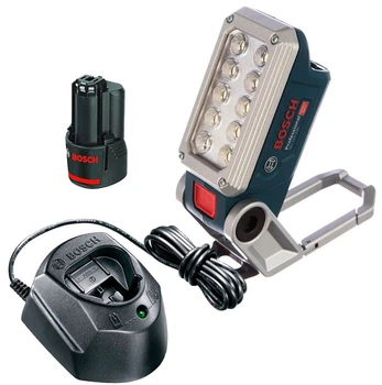 Фонарь аккумуляторный Bosch GLI 12V-330 BB Professional + 1 акб GBA 12 V 2,0 Ah + з/у GAL 1210 CV (06014A0000+1600A01L31)