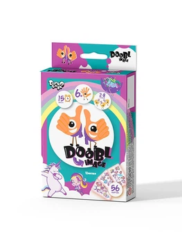 Игра настольная Danko Toys Doobl Image mini Unicorn (доббль, найди пару) (Укр) (DBI-02-04U)