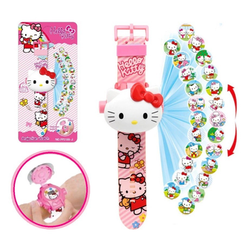 Часы наручные детские с 3d проектором "Hello Kitty (Хеллоу Китти)" 1002-019