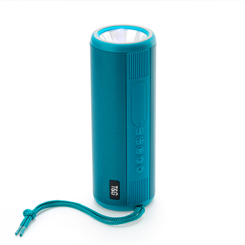 Smart-колонка с фонариком Bluetooth TG 635 10W, радио, USB, miniCD, Аккумулятор 1200mAh Голубой