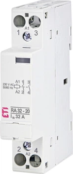 Контактор ETI RA 32-20 2P 32A 230V AC 2NO 2464075 модульный