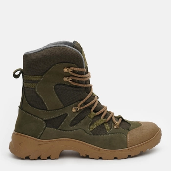 Мужские тактические ботинки Prime Shoes 527 Green Nubuck 03-527-70820 40 26.5 см Хаки (PS_2000000188423)