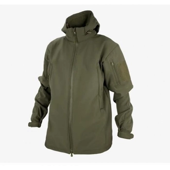 Військова тактична куртка Soft Shell весна - осінь ТТХ олива 60 р, зріст 182