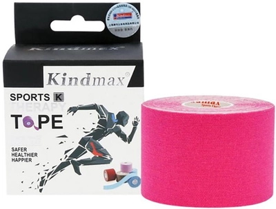 Кінезіо тейп Kindmax 5x5 (Pink)