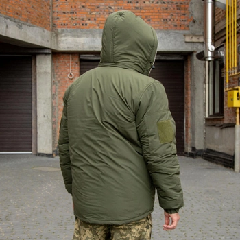 Куртка-бушлат военная мужская тактическая на меху ВСУ (ЗСУ) 8895 52 размер хаки