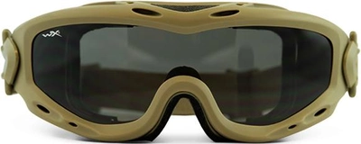 Тактичні окуляри-маска Wiley X SPEAR Matte Tan/Grey + Clear + Light Rust (SP293T)