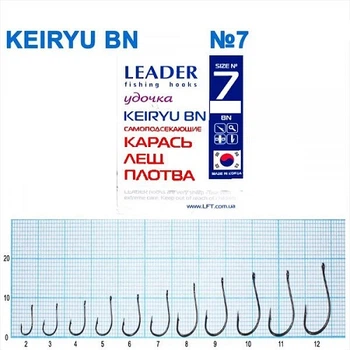 Гачок самопідсікаючий Leader Keiryu BN № 7