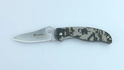 Нож складной карманный, туристический Liner Lock Ganzo G734-CA Camouflage 210 мм