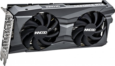 Видеокарта Inno3D, GeForce RTX 3060, TWIN X2 OC (Limited Hash Rate), 12Gb GDDR6, 192-bit, HDMI/3xDP, 1792/15000 MHz, 8-pin, Bulk (N30602-12D6X-11902120H)