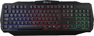 Клавіатура XTRIKE ME KB-302 USB RGB Black (6932391917527)