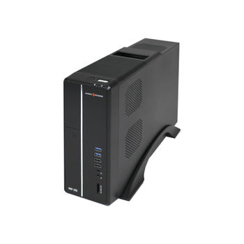 Корпус Logicpower S602 BS Black-Silver 400W Slim