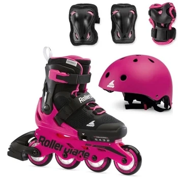 Роликовые коньки Rollerblade Microblade CUBE G 33-36 Neon/Pink (NP2050791/33-36)