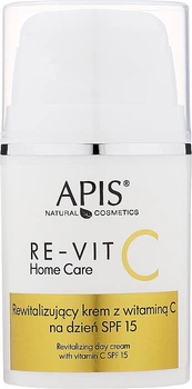 Krem do twarzy Apis Re-Vit C Home Care z witaminą C Spf 15 50 ml (5901810006112)