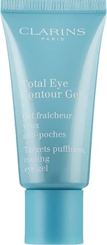Охолоджувальний гель для усунення слідів втоми навколо очей - Clarins Total Eye Contour Gel 20ml (1080697-67083)