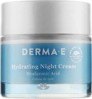 Увлажняющий ночной крем с гиалуроновой кислотой - Derma E Hydrating Night Cream 56g (864573-33126)