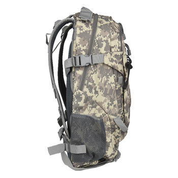 Тактичний рюкзак 40 л. AOKALI місткий та багатофункціональний Outdoor A57 (Grey Pixel)