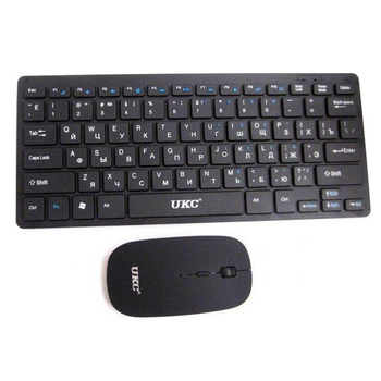 Беспроводная клавиатура IOS с мышкой Keyboard Wireless 901. Цвет: черный(ws52841)(WB)