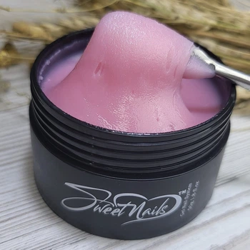 Полигель для наращивания ногтей камуфлирующий Sweet Nails светло розовый №7 30 г