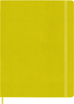 Записник Moleskine Silk 192 сторінки в лінію Жовтий (8056598853056)