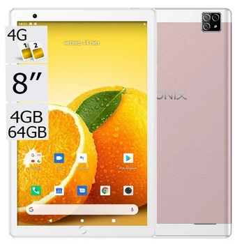 Планшет-телефон Adronix Mid Pad PRO 8 LTE Pink 4GB/64GB IPS 8'' + Чехол-книжка