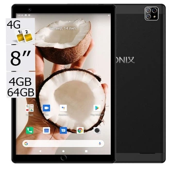 Планшет-телефон Adronix Mid Pad PRO 8 LTE Black 4GB/64GB IPS 8'' + Чехол-книжка
