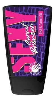Крем для засмаги в солярії з морквяною олією Wild Tan Sexy Carrot Bronzer+ темний бронзатор DNA