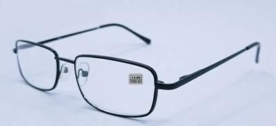 Металлические очки для зрения стекло Visconti чёрный 715 +2,0
