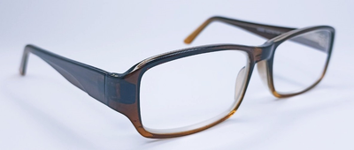 Класичні готові окуляри скло унісекс Vizzini коричневий 0050-с1 +3,5