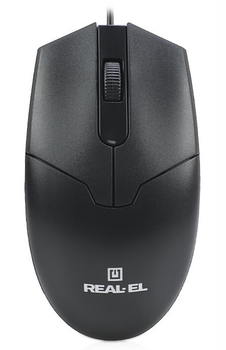 Мышь REAL-EL RM-208 Black USB