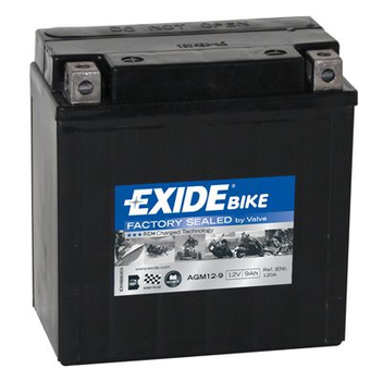 Акумулятор EXIDE AGM [12B] 9 Ah/ 139x75x135 (ДхШхВ) CCA 120 EXIDE EXI AGM12-9