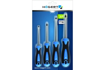 Набор отверток Hoegert 4 шт. сталь S2 HT1S094