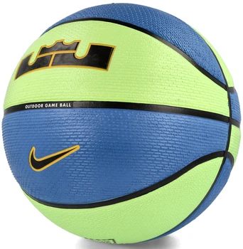 Баскетбольний м'яч Nike James Playground, розмір 7, гумовий, підходить для гри на вулиці та в залі.(OB_EE31FE883DBE)
