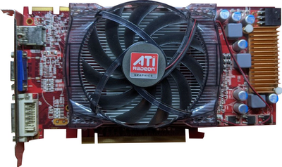 Видеокарта ATI PCI-Ex AMD RADEON HD 4850 1GB GDDR 3 ( 256 BIT ) ( VGA, DVI, HDMI ) Б/У