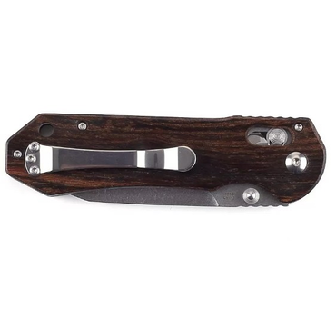 Нож складной карманный, туристический Axis Lock Ganzo G7452-WD1 Wood 210 мм