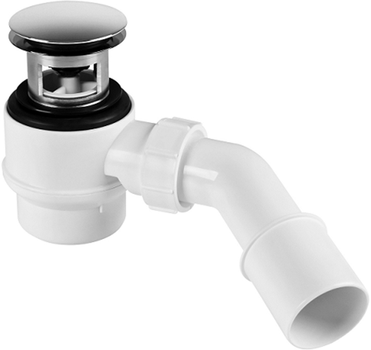 Сифон для ванни McALPINE HC26-IOF-95-CB Click-Clack 70 x 40/50 мм (5036484067142)