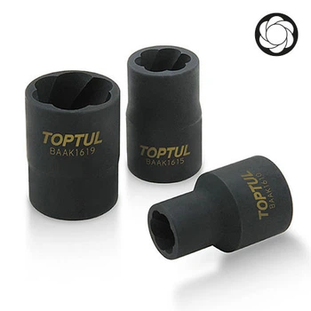 Головка-екстрактор для пошкоджених болтів 1/2" 24мм Toptul 000259238