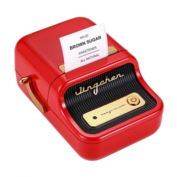 Портативный термопринтер этикеток (красный) NIIMBOT B21 (red)