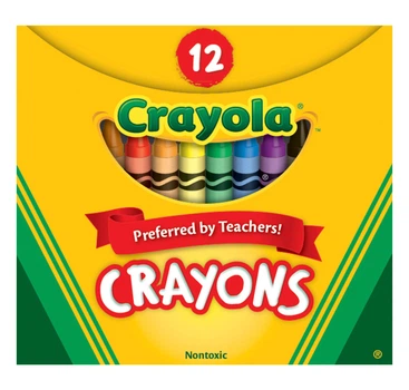Набор восковых мелков CRAYOLA, 12 шт