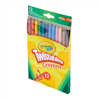 Набор выкручивающихся восковых мелков CRAYOLA "Твист", 12 шт