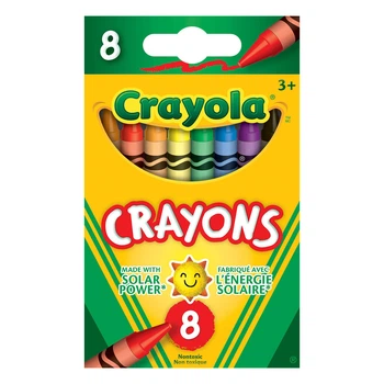 Набор разноцветных восковых мелков CRAYOLA, 8 шт