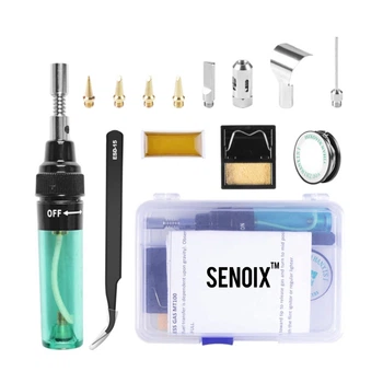 Паяльник газовый SENOIX ironGas Pro Green зелёный