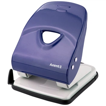 Дырокол AXENT Еxakt-2 40 л. синий (3940-02-А) 4250266232059