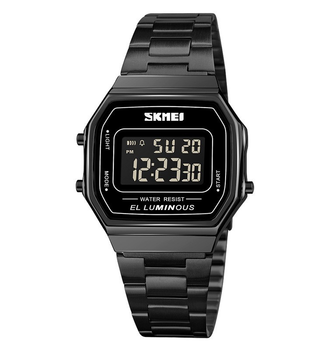 Мужские часы Skmei Popular 1647 черные