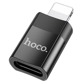 Перехідник HOCO UA17 з Type-C на Lightning Чорний