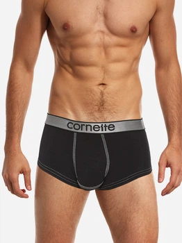 Труси боксери чоловічі Cornette 101 Real Men 01 XL Чорні (5902458074167)