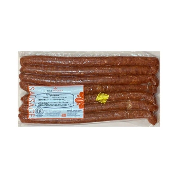 Курячо-яловичі напівкопчені "Єгерські" (вага уп. 500 г)