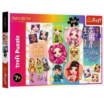Пазлы MGA Rainbow High,200 элементов Trefl 132889