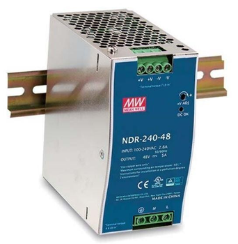 Блок питания Mean Well на DIN-рейку 240W DC48V IP20 (NDR-240-48)